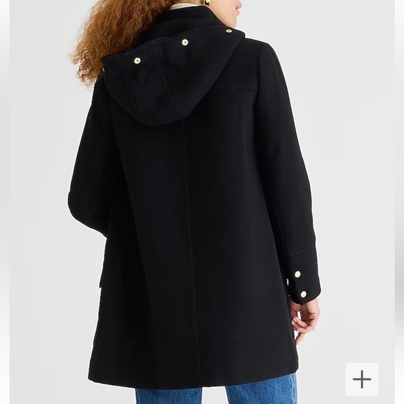 J. CREW Chateau Parka Stadium Cloth
Wool Hood Coat Size 00 - Picture 9 of 16